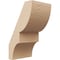 Ekena Millwork 5-inch W x 6-inch D x 10-inch H Ridgewood Rough Cedar Woodgrain TimberThane Knee Brace, Primed BRCUR05X06X10RIDRCPR - alternate 1
